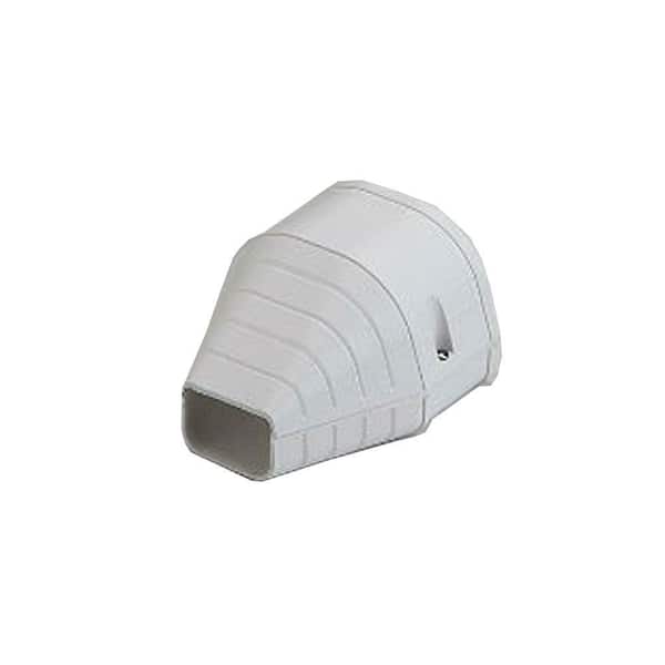 Fortress Lineset Covers 3.5 in. End Fitting, White 92