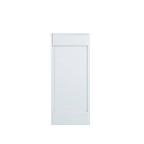 Cambridge Radiance 15 in. W x 12 in. D x 36 in. H Ready to Assemble Slab Wall Kitchen Cabinet in White Gloss
