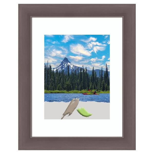 Amanti Art Urban Pewter Picture Frame Opening Size 11 x 14 in. (Matted To 8 x 10 in.)