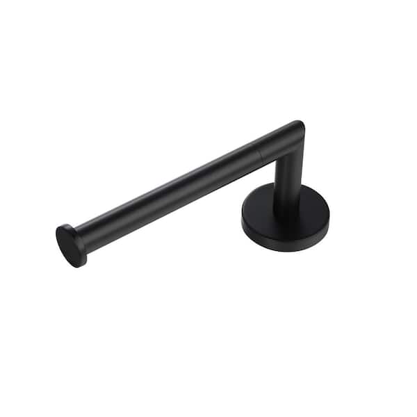 Arcadia 6.8 in. Wall Mounted Toilet Paper Holder Matte Black