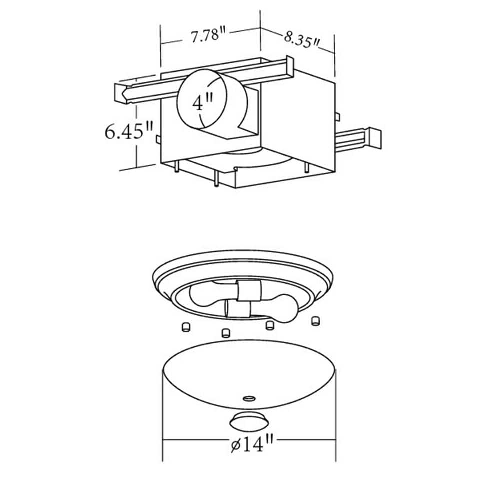 Abbey Chrome and Porcelain Bathroom Ventilation Exhaust Fan with Light