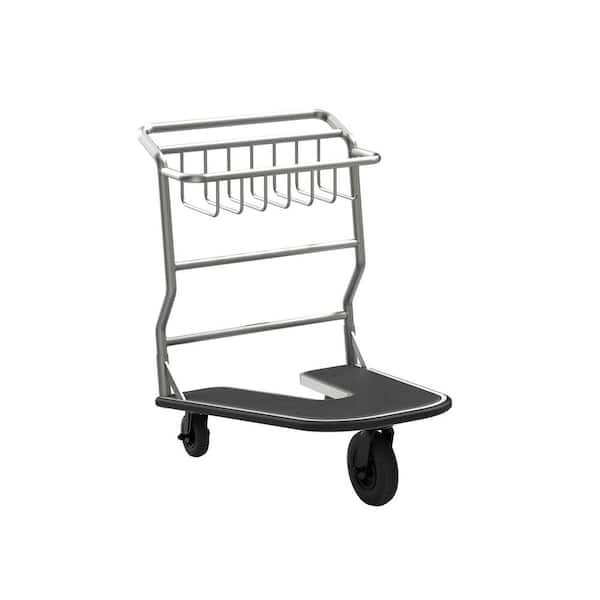 Suncast Commercial Metal Wheeled Nesting Luggage Cart With Rubber platform