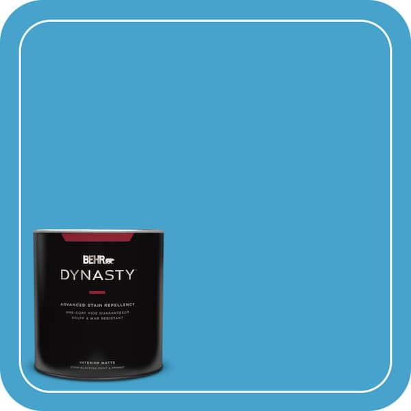 BEHR DYNASTY 1 qt. #540B-6 Sea Ridge Matte Interior Stain-Blocking Paint and Primer