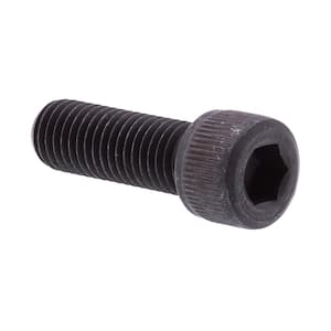 1/4 in. - 28 x 3/4 in. Black Oxide Coated Steel Hex (Allen) Drive Socket Head Cap Screws (10-Pack)