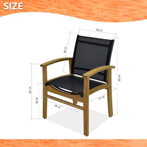 amazonia teak chairs