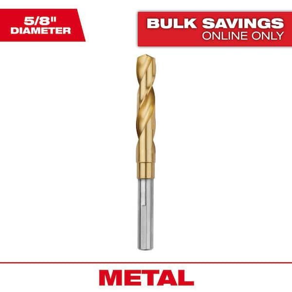 5/8 in. Titanium Silver and Deming Drill Bit