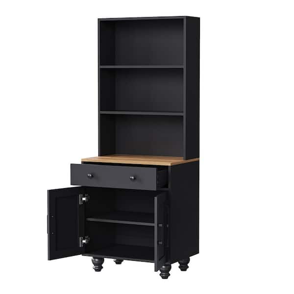 Harper & Bright Designs Black 62.9 in. Accent Storage