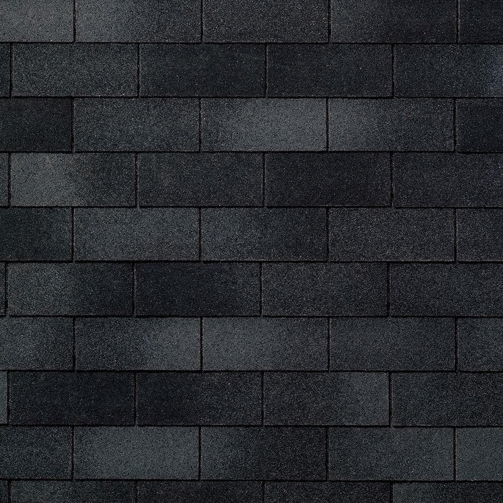 Tamko Elite Glass-Seal Rustic Black 3-Tab Roofing Shingles (33.31 sq ...