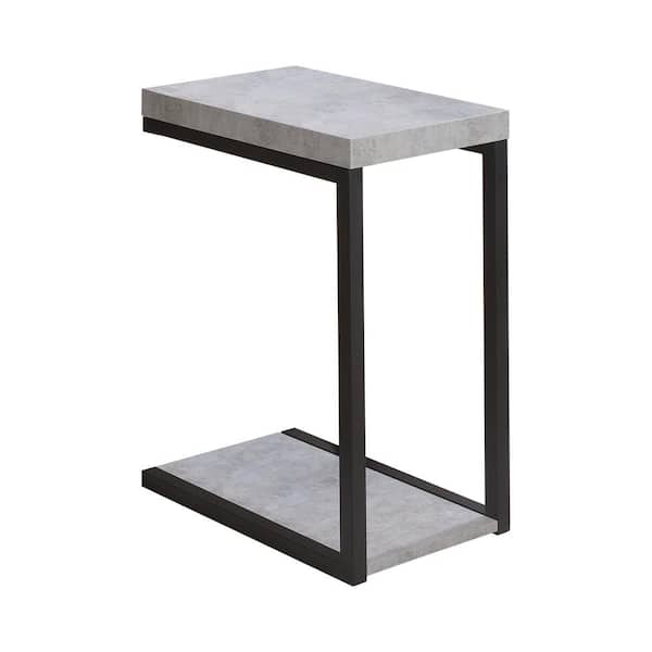Coaster 1-shelf Snack Table Cement
