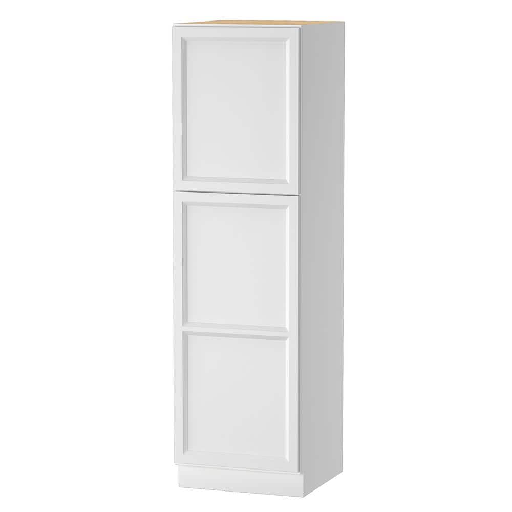 Keyport Shaker 18 in. W x 24 in. D x 84 in. H Plywood Tool-Free Ready To Assemble Pantry Kitchen Cabinet in White price history on PriceWatchPro