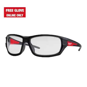 Performance Safety Glasses with Clear Fog-Free Lenses