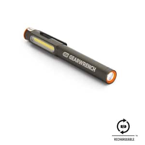 Lampe Stylo LED G19 – 54 Lumens, Noire, Avec Clip Et Piles AAA Incluses