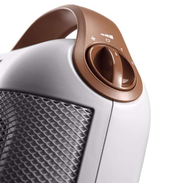 DeLonghi 1,500-Watt Capsule Compact Ceramic Portable Heater in