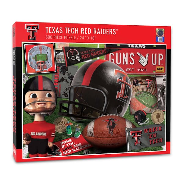 Texas Tech Red Raiders 500-Piece Retro Series Puzzle