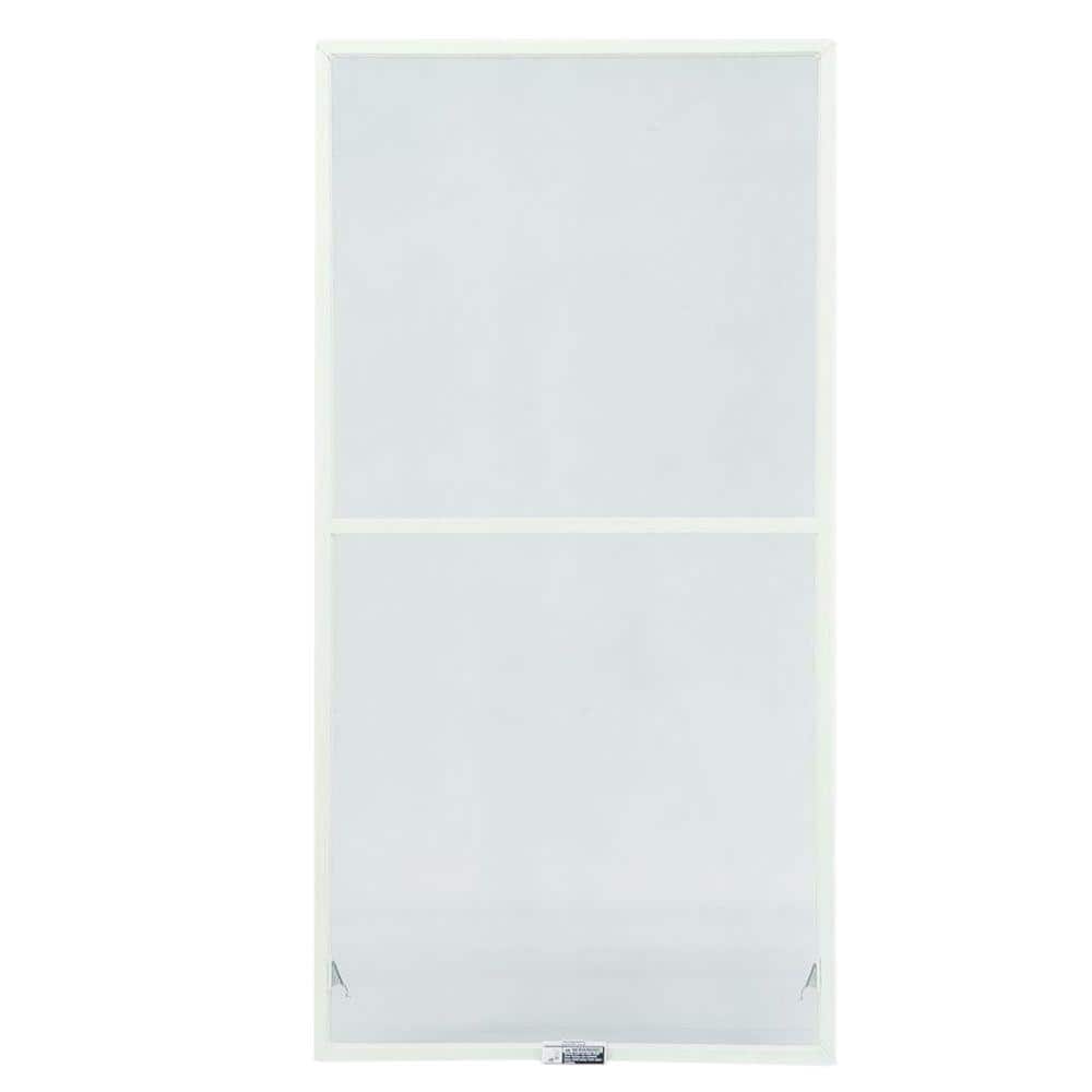 23-7/8 in. x 50-27/32 in. 200 and 400 Series White Aluminum Double-Hung Tru