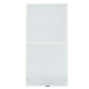 23-7/8 in. x 50-27/32 in. 200 and 400 Series White Aluminum Double-Hung TruScene Window Screen