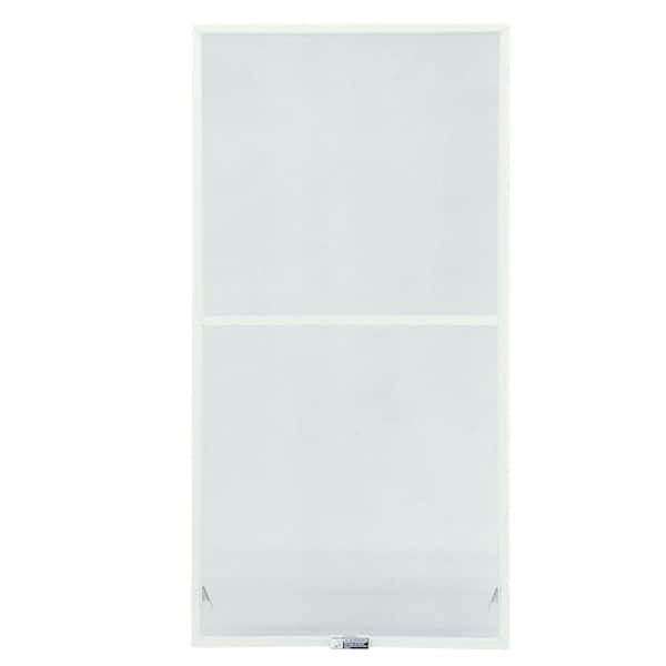 Andersen 23-7/8 in. x 50-27/32 in. 200 and 400 Series White Aluminum Double-Hung Window TruScene Insect Screen