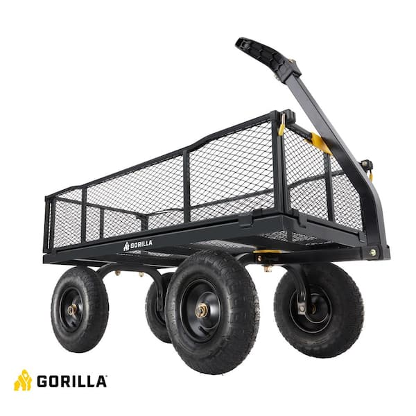 GORILLA CARTS 6 cu. ft. Steel Utility Garden Cart GCG-1200 - The