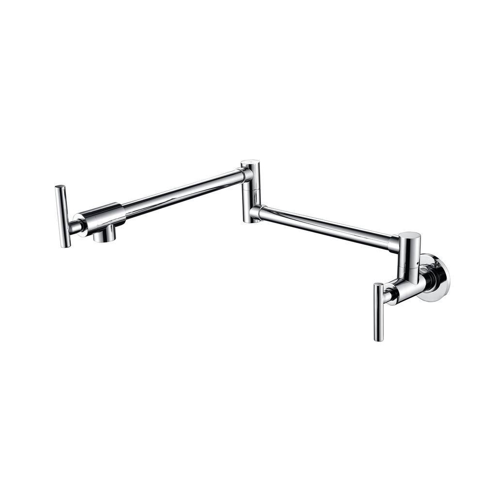 Modern Classic Kitchen Faucets Wall Mounted Pot Filler with Single Handle i