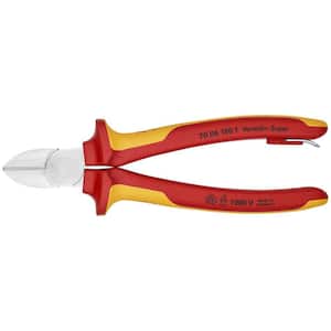 Diagonal Cutters-1000V Insulated-Tethered Attachment, 7 1/4"