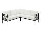 3-Piece Wakefield Aluminum Outdoor Sectional Set with Cushions