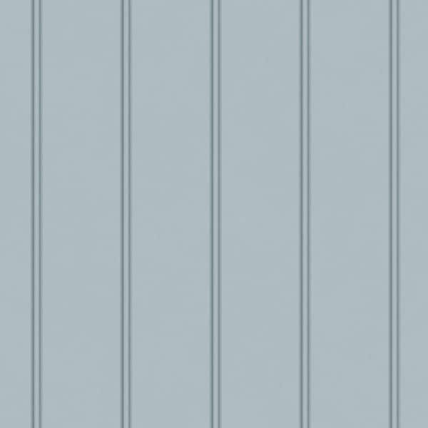 Laura Ashley Chalford Wood Panelling Seaspray Blue Wallpaper