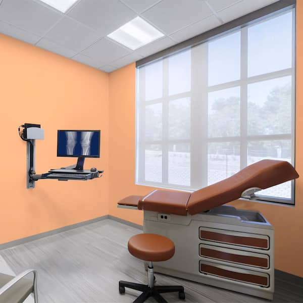 1 gal. #P220-5 Fuzzy Peach Dead Flat Interior Paint