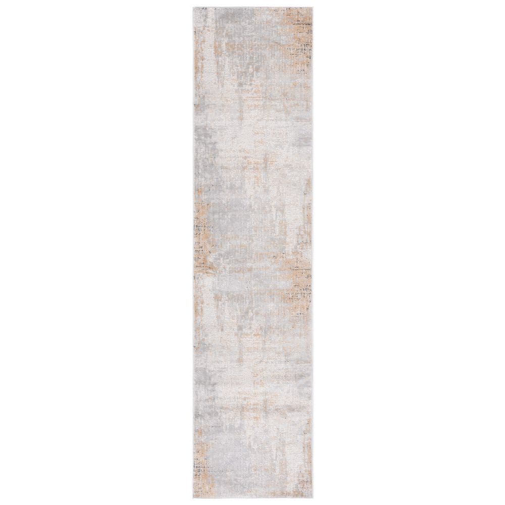Vogue 2 ft. x 8 ft. Gray/Gold Distressed Marble Runner Rug price history on PriceWatchPro