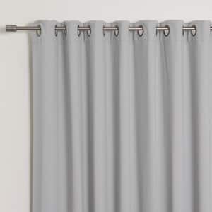 Light Grey Grommet Blackout Curtain - 52 in. W x 84 in. L (Set of 2)