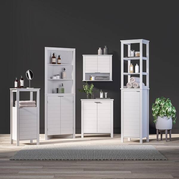 RiverRidge Home Madison Collection 2 Door Wall Cabinet - White