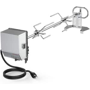 Stainless Steel Gas Grill Rotisserie Kit