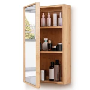 14 in. W x 24 in. H Rectangular Bathroom Medicine Cabinet with Mirror