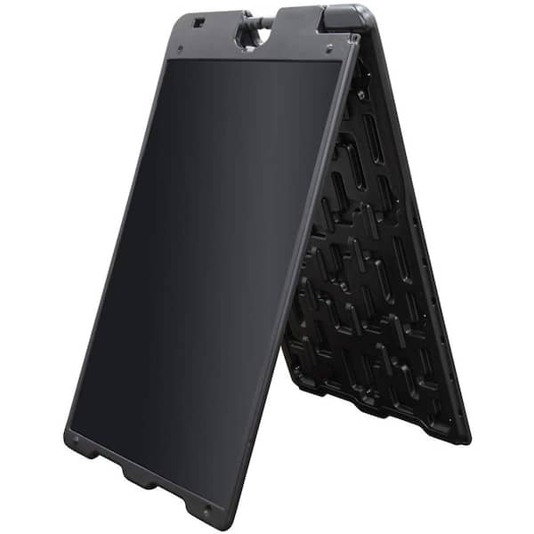 Unbranded Sandwich Board, A Frame Sign Holder 24x36 in., Dual Display Outdoor Sign, Black