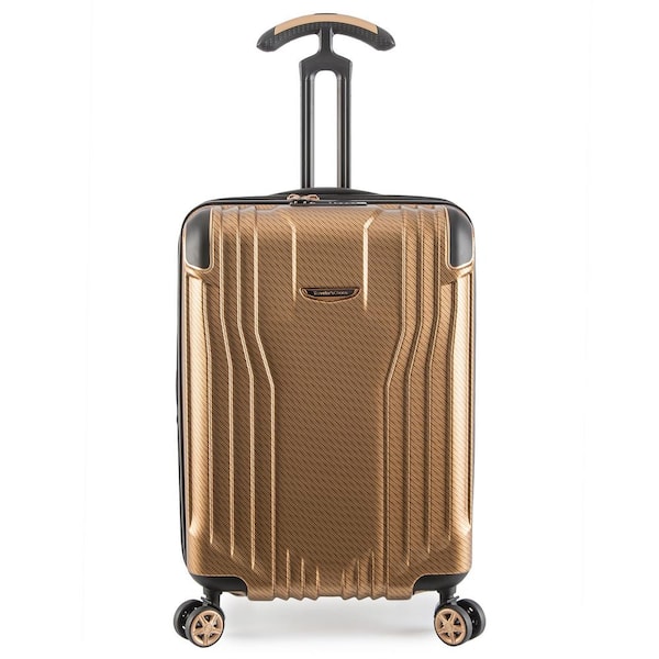 Traveler's Choice Continent Adventurer 21 in. Carry-on Spinner Suitcase Luggage w/ USB Port