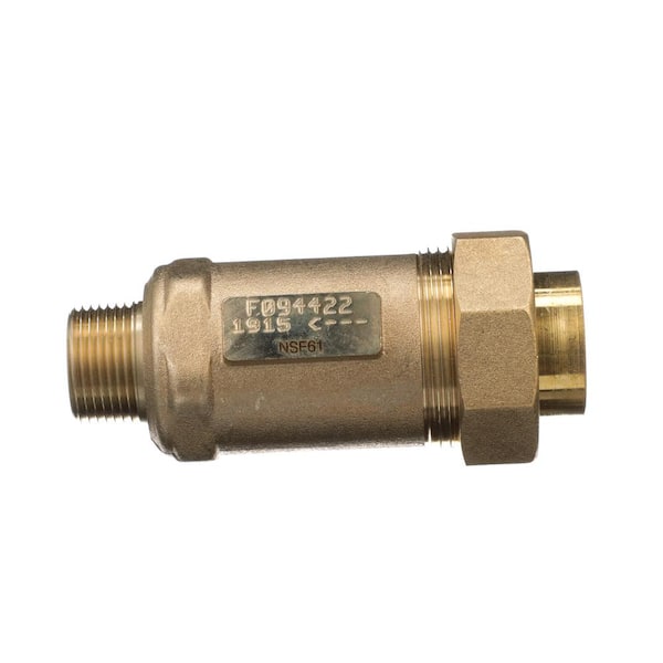 Wilkins 3/4 in. Female Union Inlet x 3/4 in. Male Outlet 700XL Dual Check Valve