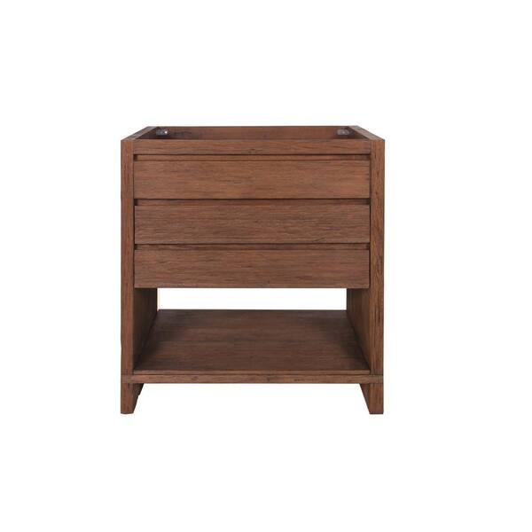 Avanity Kai 30 in. W x 21 in. D x 34 in. H Bath Vanity Cabinet Only in Brown Reclaimed Wood