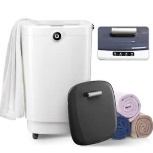 Hot Towel Warmer for Spa with Bucket in 10 Minutes-Fits Up to Two Towels - Bathrobe, Towel, Blanket-Grey