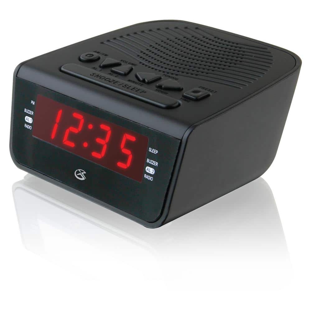 Pigment Verdeelstuk twist GPX Dual Alarm Clock Radio C224B - The Home Depot