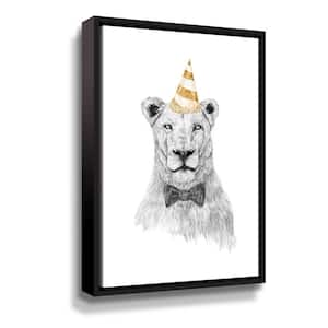 Get the party started' by Balazs Solti Framed Canvas Wall Art