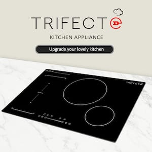 30 in. Induction Cooktop in Black with 4-Elements including Bridge Element