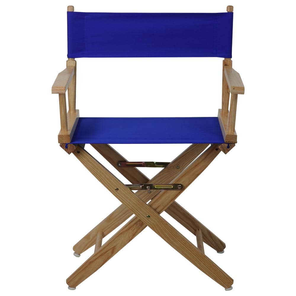American Trails 18 in. Extra-Wide Natural Wood Frame/Royal Blue