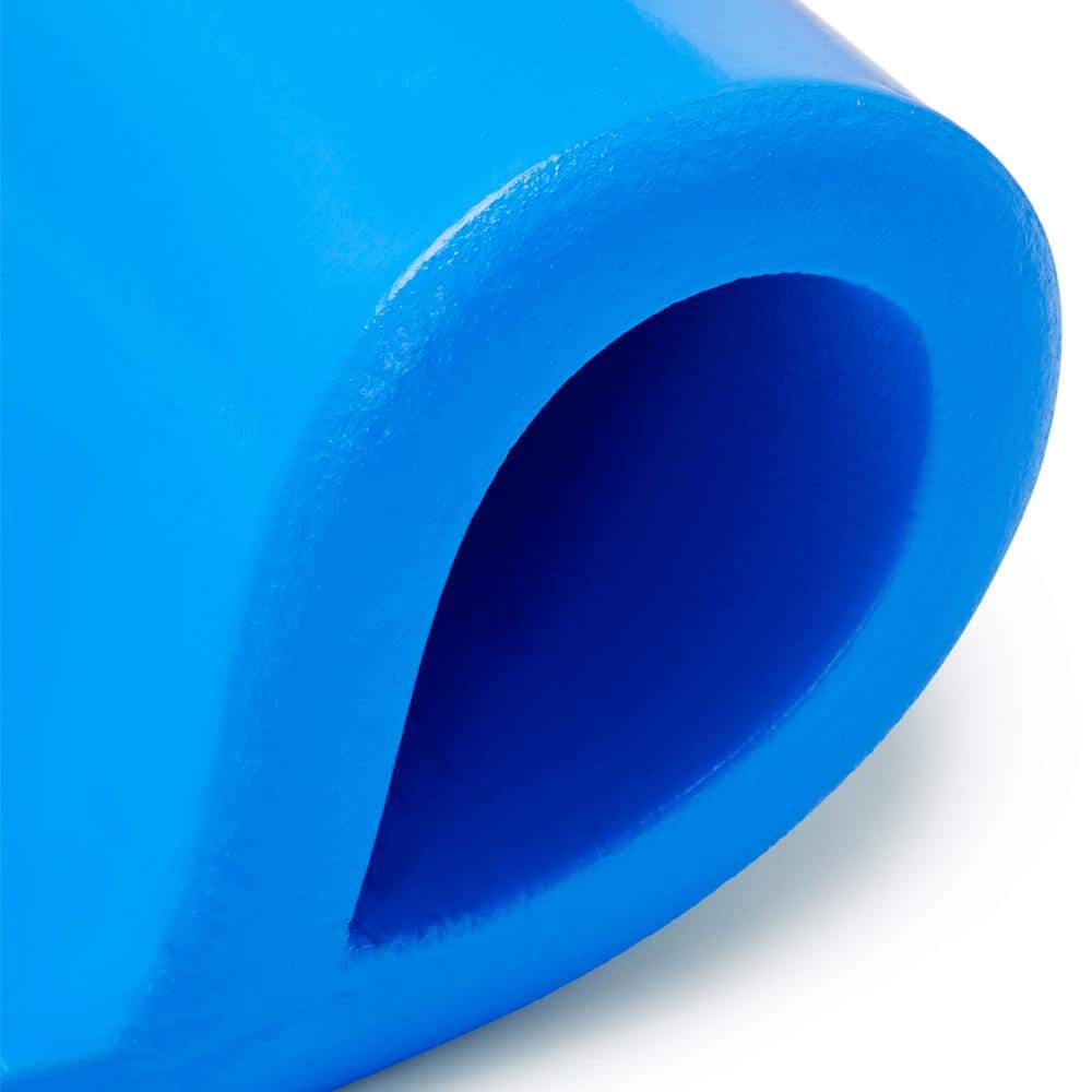 Bahama Blue Foam Lounger Pool Float with Roll Pillow