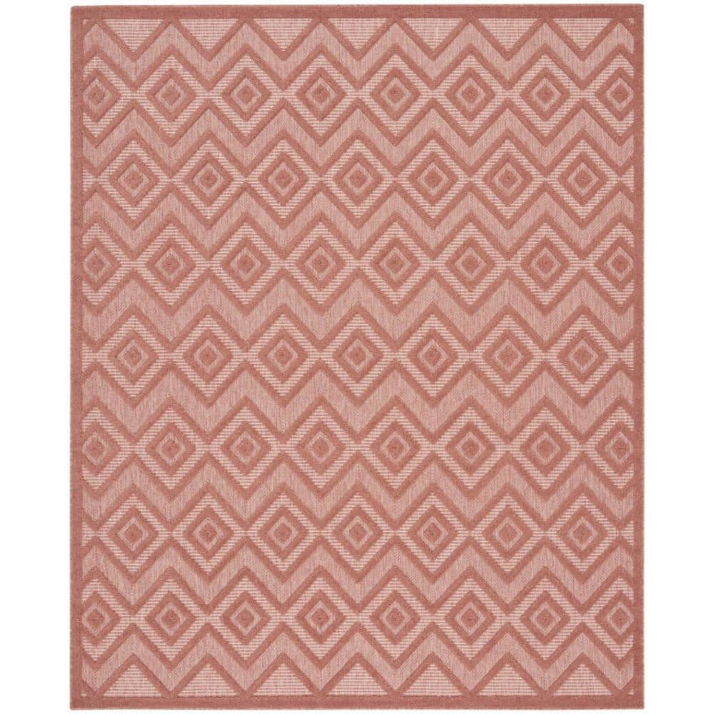Orange 8 ft. x 10 ft. Woven Abstract Polyester Rectangle Indoor/Outdoor Area Rug price history on PriceWatchPro