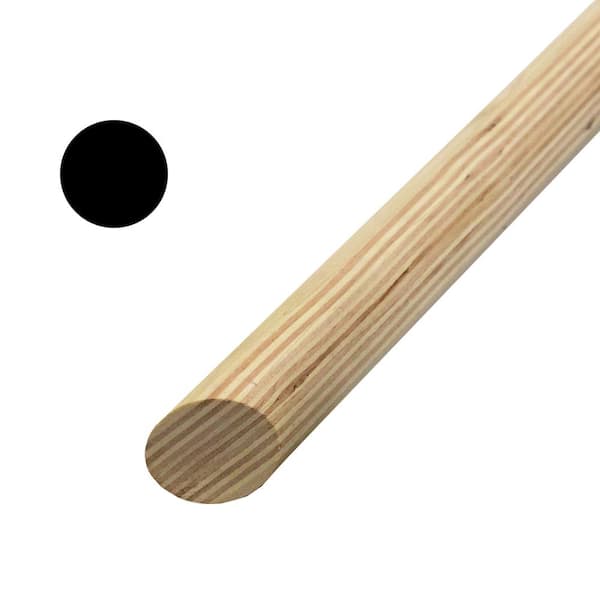 Builders Choice LWM233 1-5/16 in. x 1-5/16 in. Laminated Veneer Lumber Full Round Molding