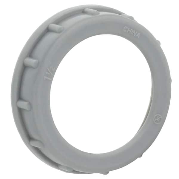 Commercial Electric 1-1/2 in. Rigid Metal Conduit (RMC) Plastic Insulating Bushing (4-Pack)