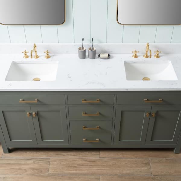 SUDIO Jasper 72 in. W x 22 in. D Bath Vanity in Vintage SUDIO Jasper 72 in. W x 22 in. D Bath Vanity in Vintage