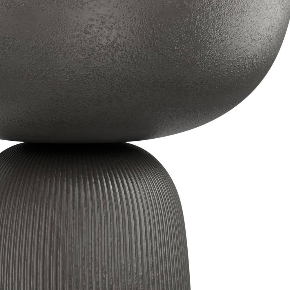 Black Nickel Round Cast Aluminum Side Table