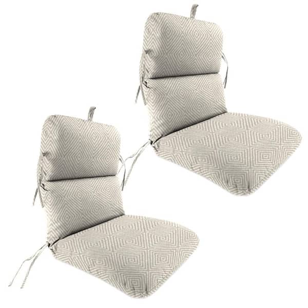 45 in. L x 22 in. W x 5 in. T Rectangular Outdoor Dining Chair Cushion in Encore Birch (2-Pack)