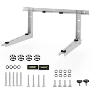 18 in. Heavy-Duty Mini Split Wall Mounting Bracket with Adjustable Crossbar and Levlers