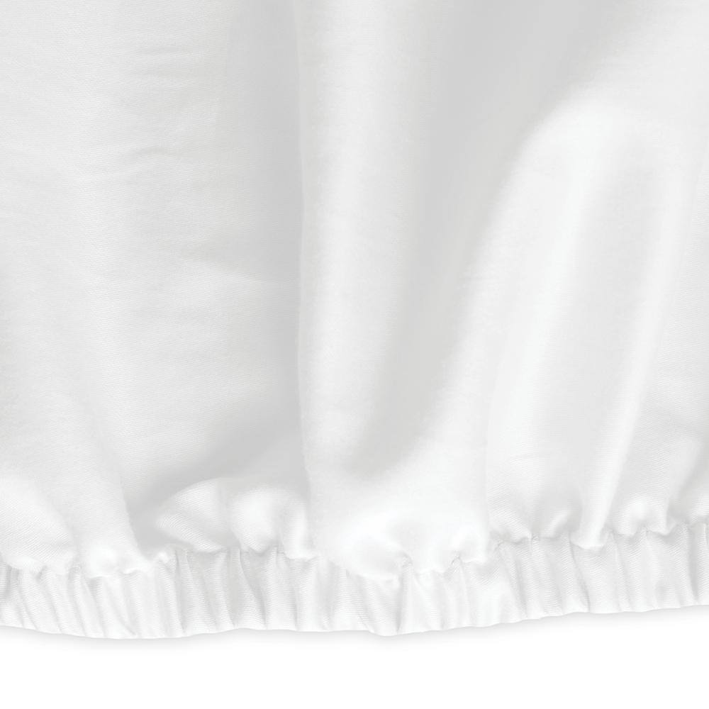 Full Size White Hybrid Memory Foam and Fiber Mattress Topper